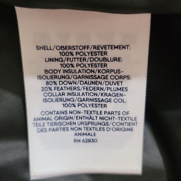 Lands End Puffer Vest Womens 3X (24-26W) 600 Down Leopard Water Resistant NEW - Picture 9 of 15